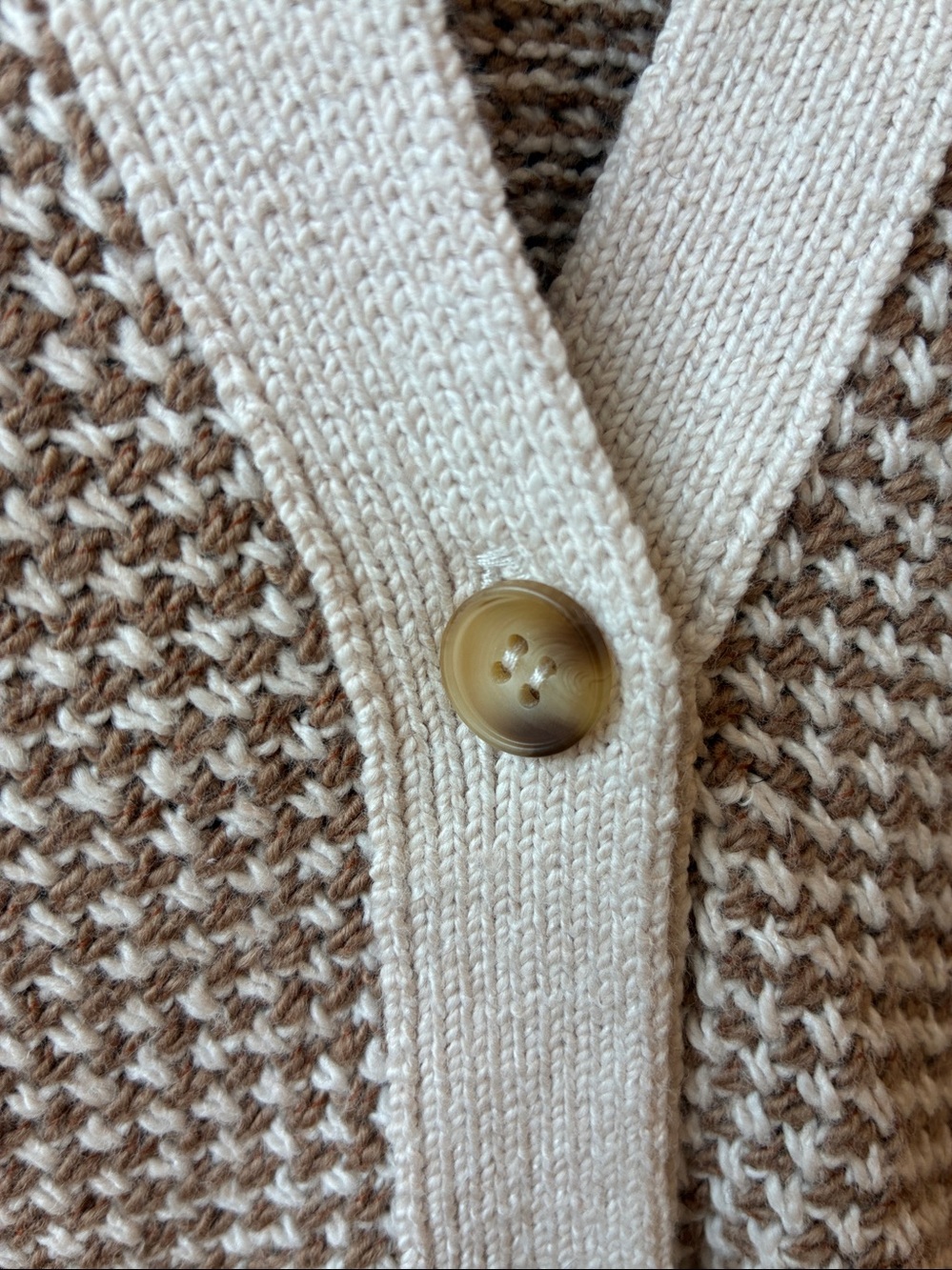 Revolve One Grey Day Brito Cardigan Sweater, Large - Picture 5 of 8